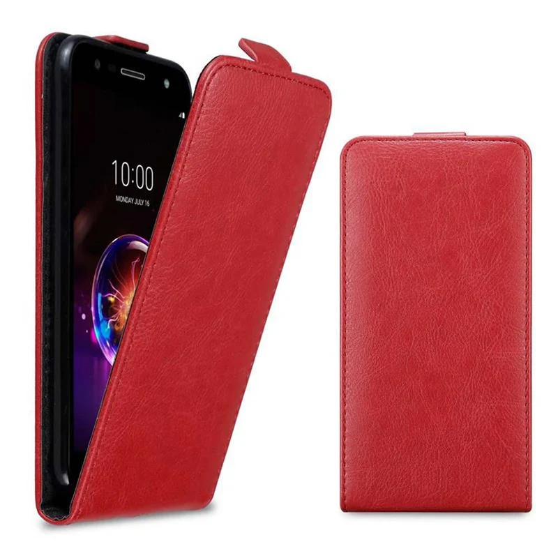 Cadorabo Hülle kompatibel mit LG X POWER 3 Schutzhülle im Flip Design mit Magnetverschluss