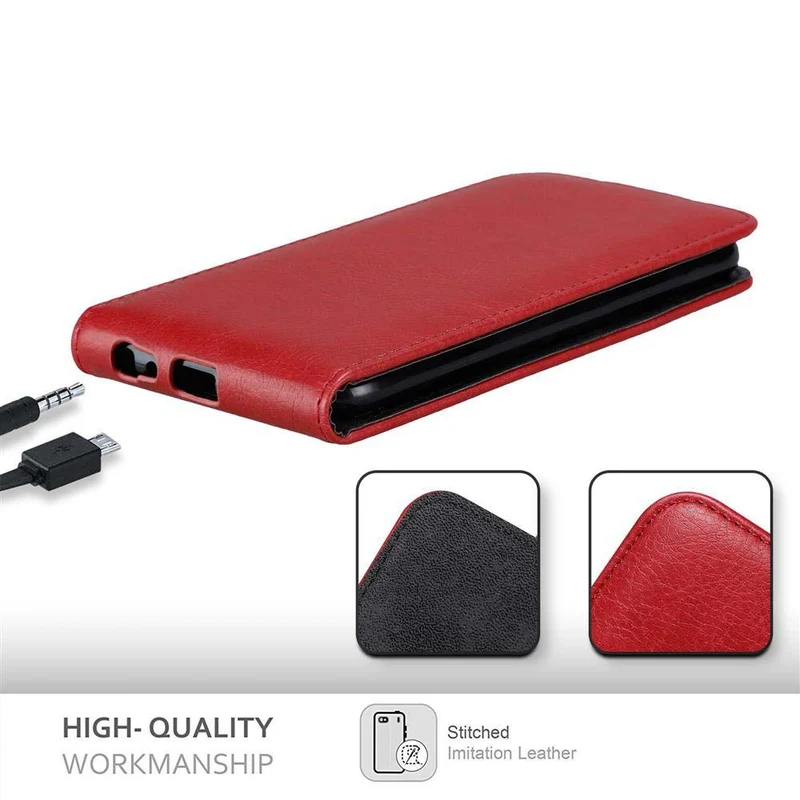 Cadorabo Hülle kompatibel mit LG X POWER 3 Schutzhülle im Flip Design mit Magnetverschluss
