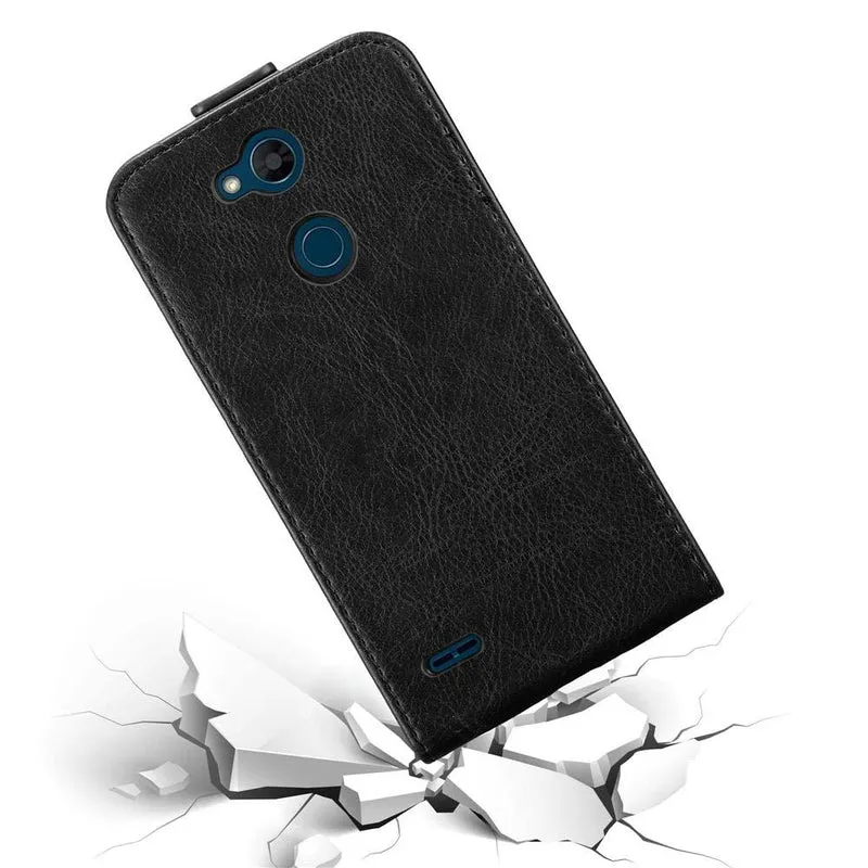 Cadorabo Hülle kompatibel mit LG X POWER 3 Schutzhülle im Flip Design mit Magnetverschluss