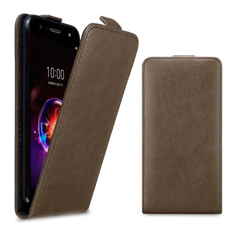 Cadorabo Hülle kompatibel mit LG X POWER 3 Schutzhülle im Flip Design mit Magnetverschluss