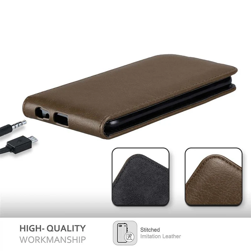 Cadorabo Hülle kompatibel mit LG X POWER 3 Schutzhülle im Flip Design mit Magnetverschluss