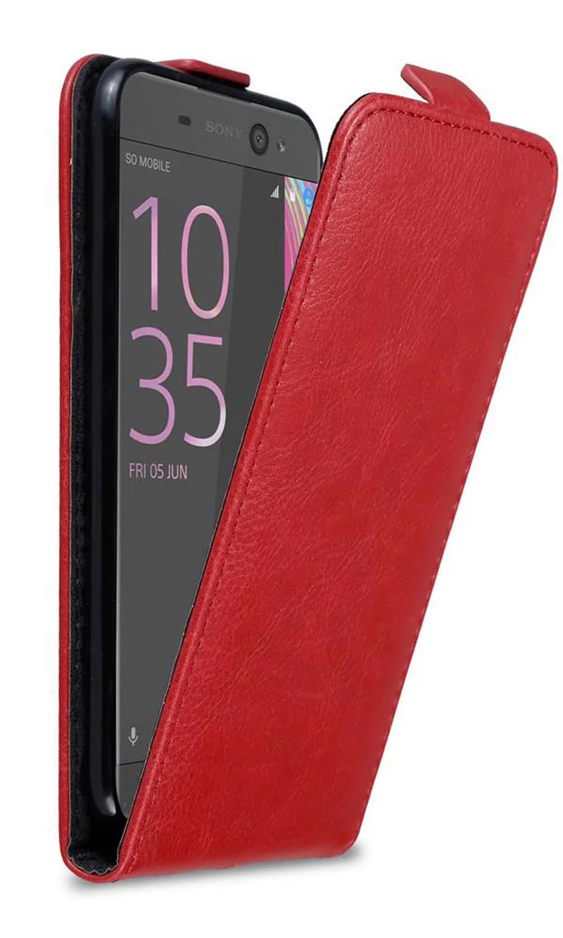 Cadorabo Hülle kompatibel mit Sony Xperia XA ULTRA Schutzhülle im Flip Design mit Magnetverschluss