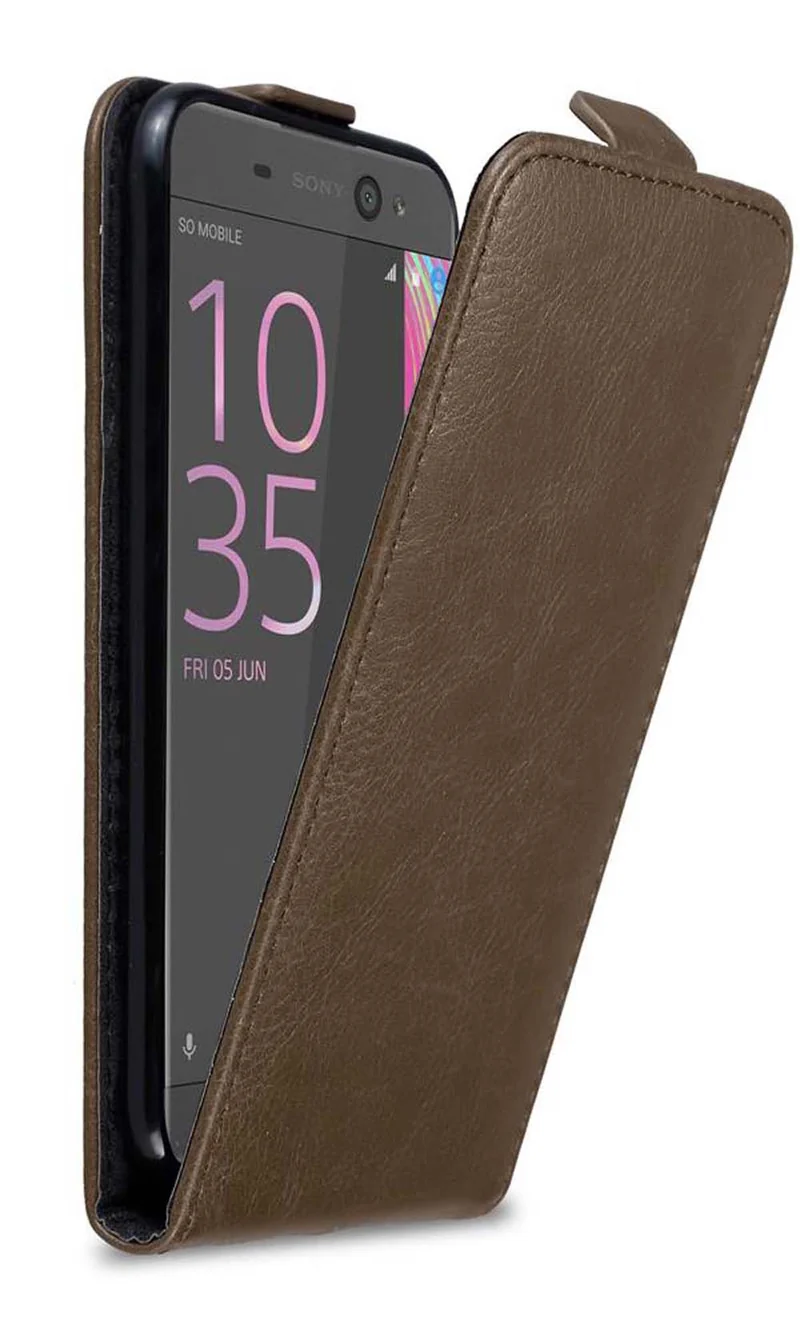 Cadorabo Hülle kompatibel mit Sony Xperia XA ULTRA Schutzhülle im Flip Design mit Magnetverschluss