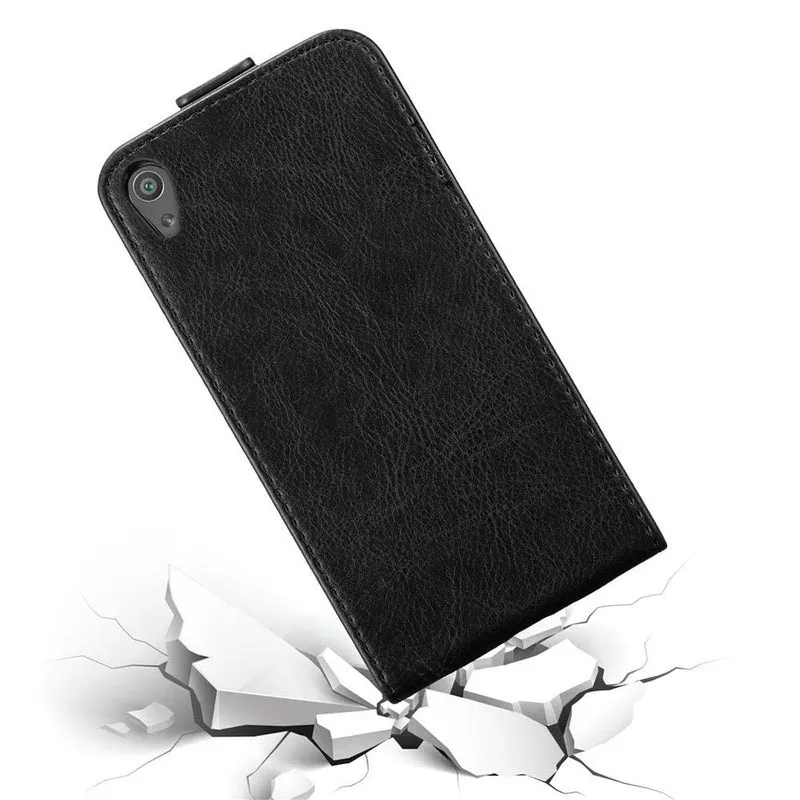 Cadorabo Hülle kompatibel mit Sony Xperia XA ULTRA Schutzhülle im Flip Design mit Magnetverschluss