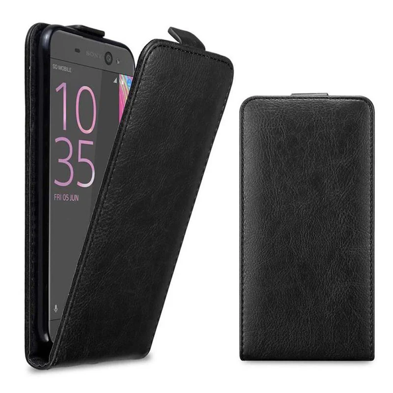 Cadorabo Hülle kompatibel mit Sony Xperia XA ULTRA Schutzhülle im Flip Design mit Magnetverschluss