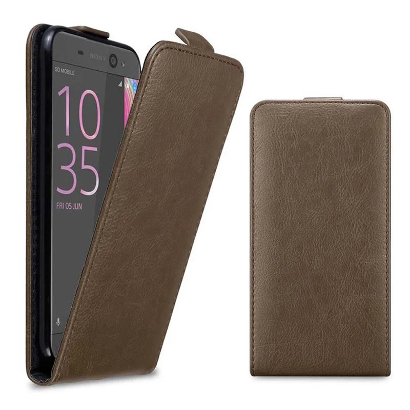 Cadorabo Hülle kompatibel mit Sony Xperia XA ULTRA Schutzhülle im Flip Design mit Magnetverschluss