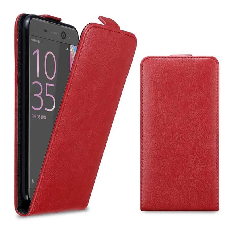 Cadorabo Hülle kompatibel mit Sony Xperia XA Schutzhülle im Flip Design mit Magnetverschluss