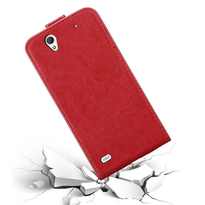 Cadorabo Hülle kompatibel mit Sony Xperia C4 Schutzhülle im Flip Design mit Magnetverschluss