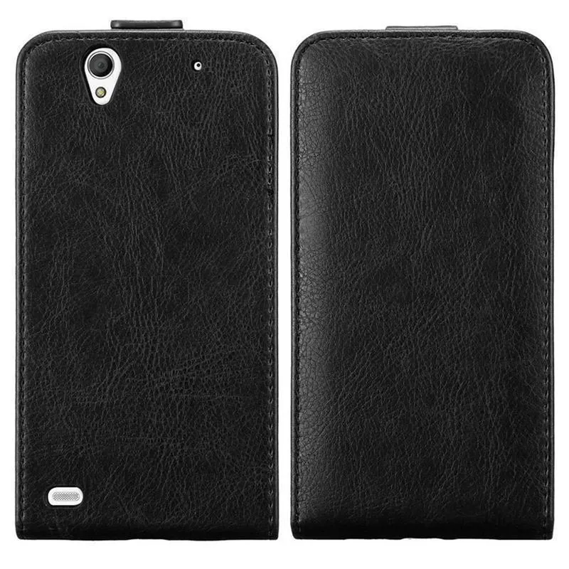 Cadorabo Hülle kompatibel mit Sony Xperia C4 Schutzhülle im Flip Design mit Magnetverschluss