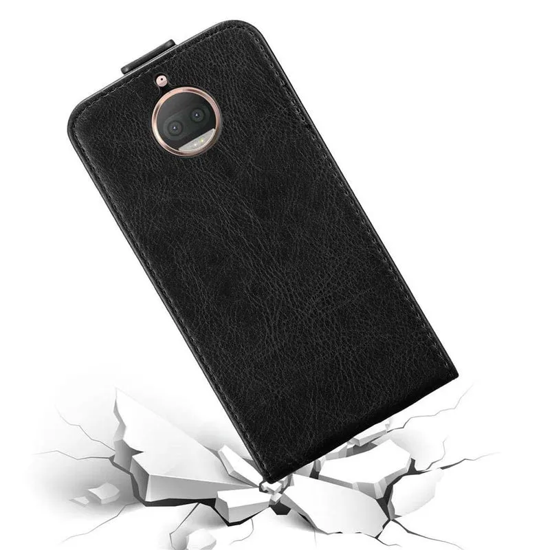 Cadorabo Hülle kompatibel mit Motorola MOTO G5S PLUS Schutzhülle im Flip Design mit Magnetverschluss