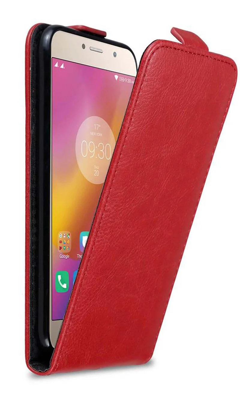 Cadorabo Hülle kompatibel mit Lenovo P2 Schutzhülle im Flip Design mit Magnetverschluss