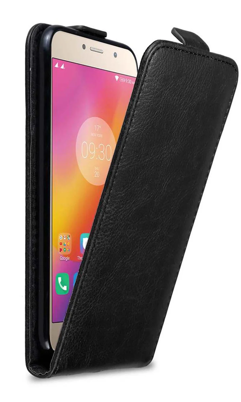 Cadorabo Hülle kompatibel mit Lenovo P2 Schutzhülle im Flip Design mit Magnetverschluss