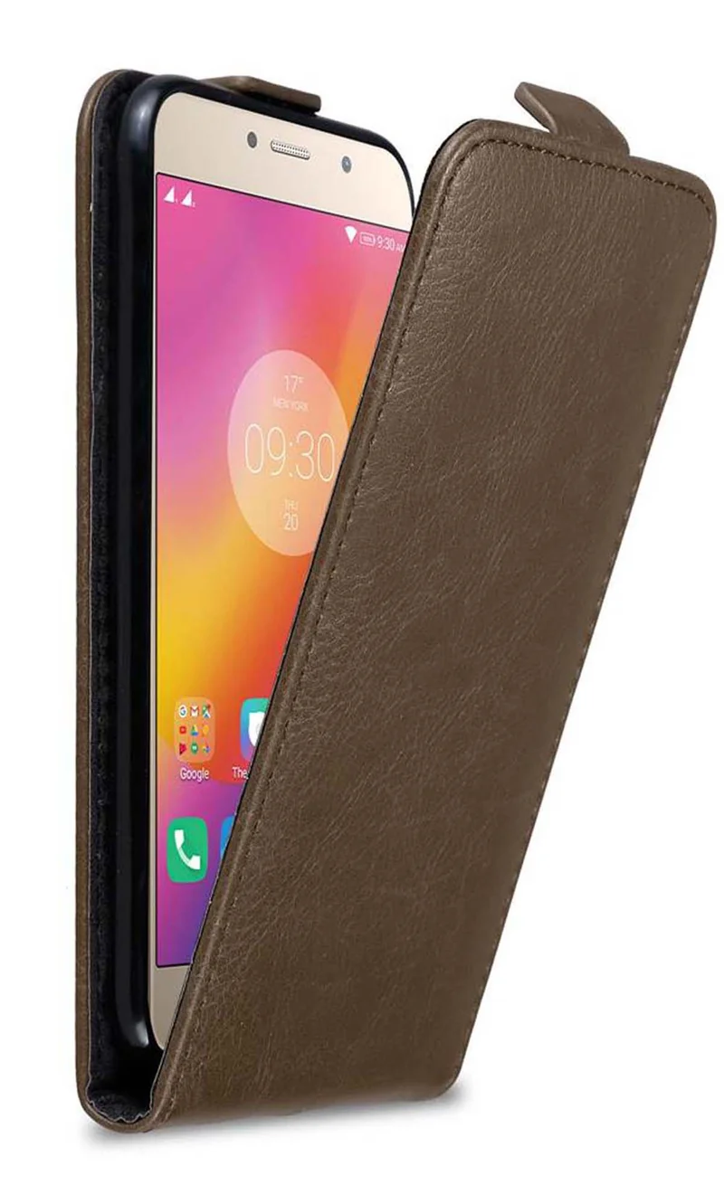 Cadorabo Hülle kompatibel mit Lenovo P2 Schutzhülle im Flip Design mit Magnetverschluss