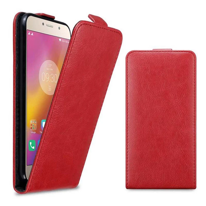 Cadorabo Hülle kompatibel mit Lenovo P2 Schutzhülle im Flip Design mit Magnetverschluss