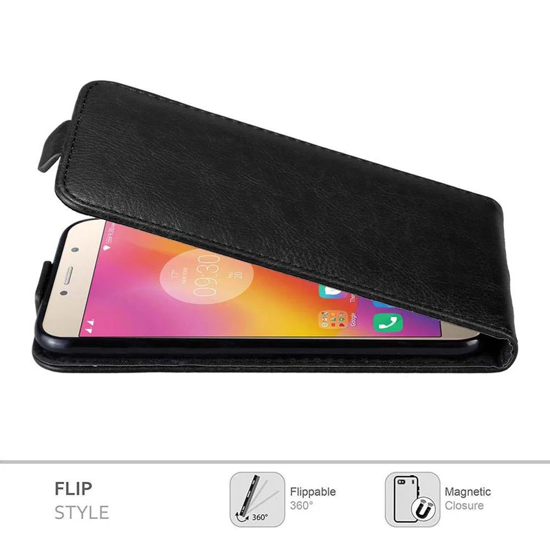 Cadorabo Hülle kompatibel mit Lenovo P2 Schutzhülle im Flip Design mit Magnetverschluss