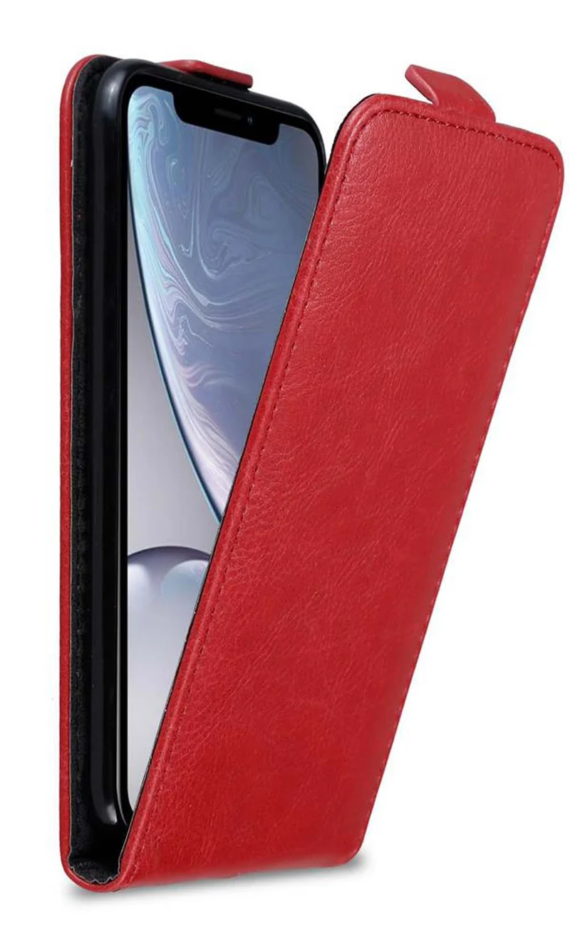 Cadorabo Hülle kompatibel mit Apple iPhone XR Schutzhülle im Flip Design mit Magnetverschluss