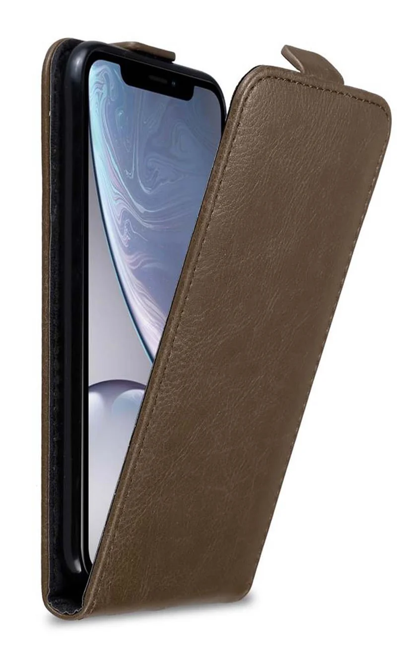 Cadorabo Hülle kompatibel mit Apple iPhone XR Schutzhülle im Flip Design mit Magnetverschluss