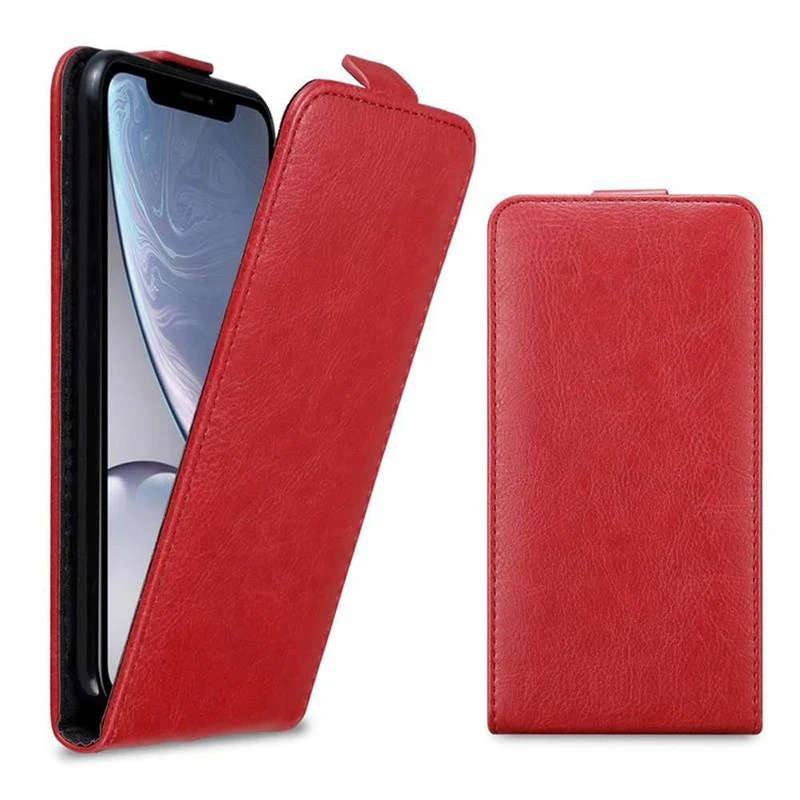 Cadorabo Hülle kompatibel mit Apple iPhone XR Schutzhülle im Flip Design mit Magnetverschluss