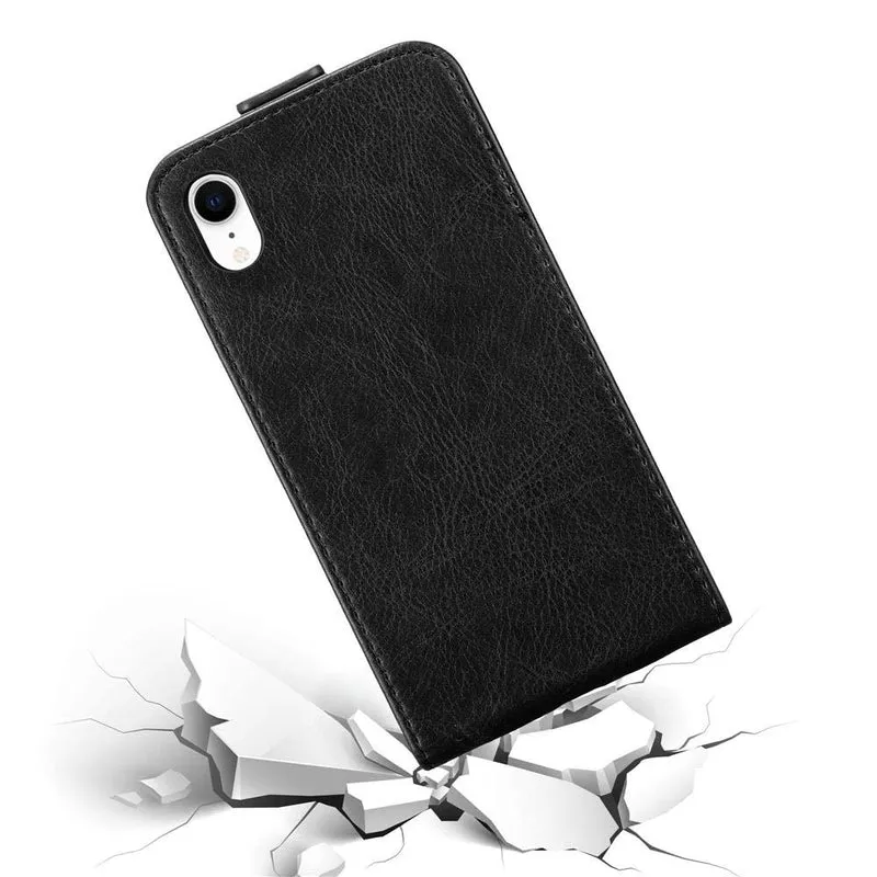 Cadorabo Hülle kompatibel mit Apple iPhone XR Schutzhülle im Flip Design mit Magnetverschluss