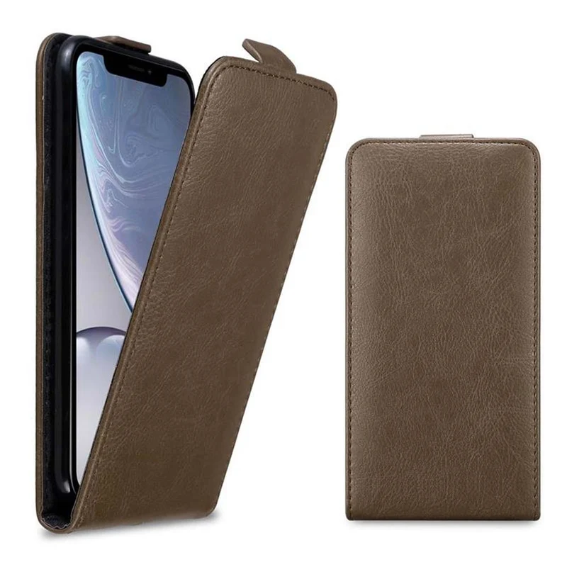 Cadorabo Hülle kompatibel mit Apple iPhone XR Schutzhülle im Flip Design mit Magnetverschluss