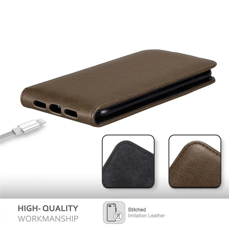Cadorabo Hülle kompatibel mit Apple iPhone XR Schutzhülle im Flip Design mit Magnetverschluss