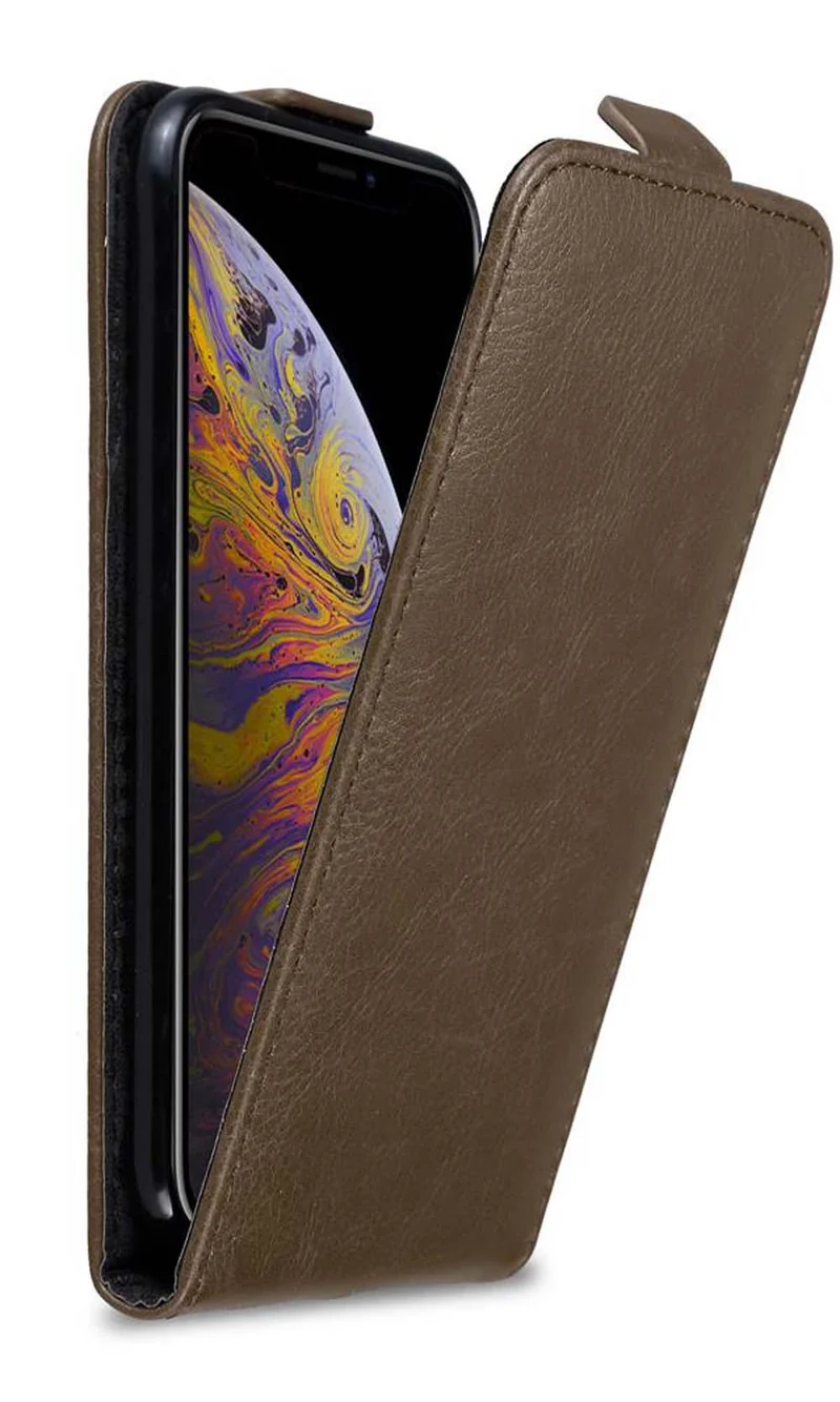 Cadorabo Hülle kompatibel mit Apple iPhone XS MAX Schutzhülle im Flip Design mit Magnetverschluss