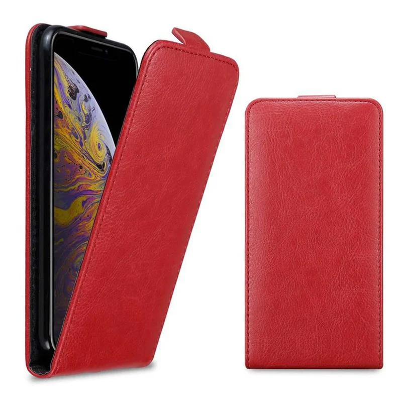 Cadorabo Hülle kompatibel mit Apple iPhone XS MAX Schutzhülle im Flip Design mit Magnetverschluss