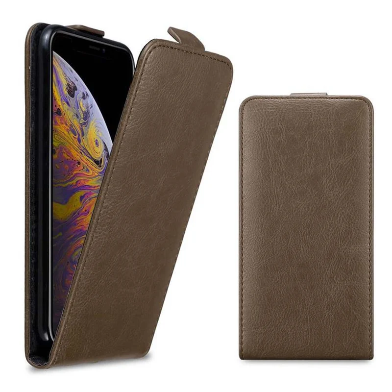 Cadorabo Hülle kompatibel mit Apple iPhone XS MAX Schutzhülle im Flip Design mit Magnetverschluss