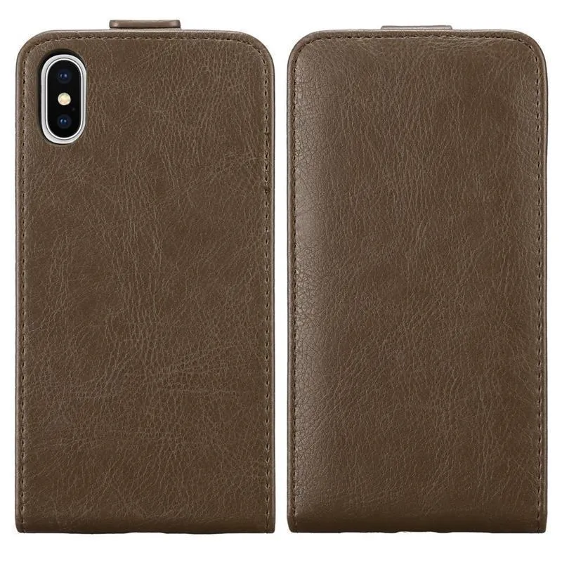 Cadorabo Hülle kompatibel mit Apple iPhone XS MAX Schutzhülle im Flip Design mit Magnetverschluss