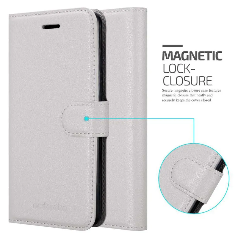 Cadorabo Hülle kompatibel mit HTC Desire 10 LIFESTYLE / Desire 825 Schutzhülle mit Magnetverschluss, Standfunktion und Kartenfach