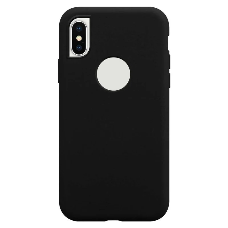 Cadorabo Hülle kompatibel mit Apple iPhone X / XS Hybrid Schutzhülle mit TPU Silikon Innenseite und 2teiliger Kunststoff Außenseite