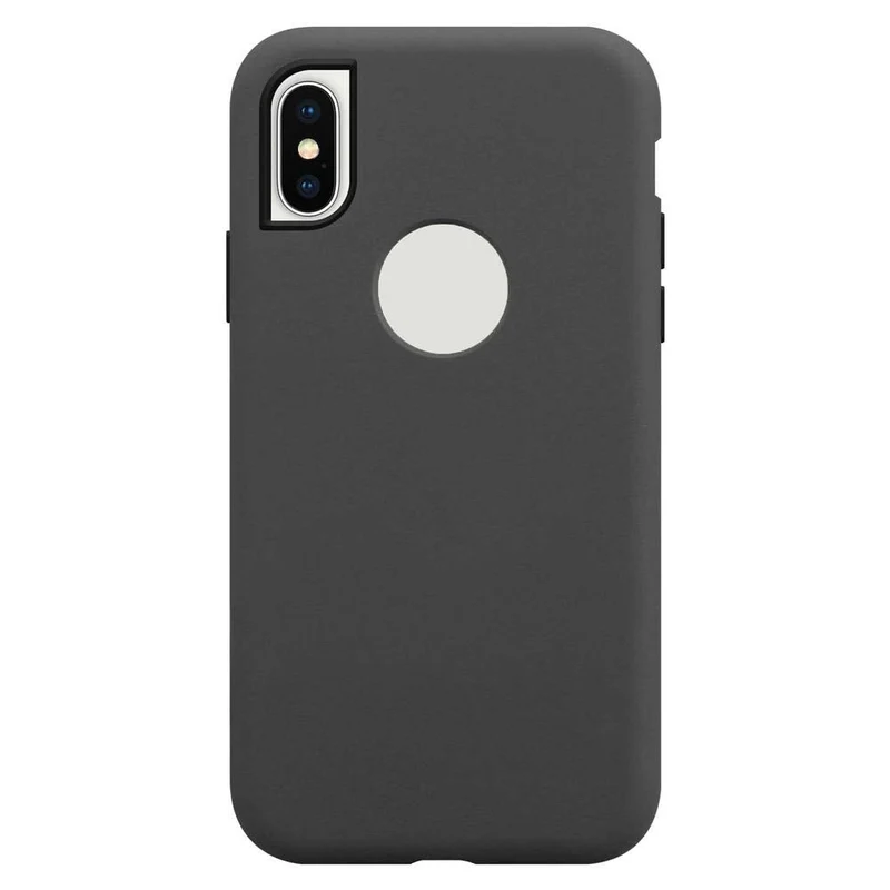 Cadorabo Hülle kompatibel mit Apple iPhone X / XS Hybrid Schutzhülle mit TPU Silikon Innenseite und 2teiliger Kunststoff Außenseite