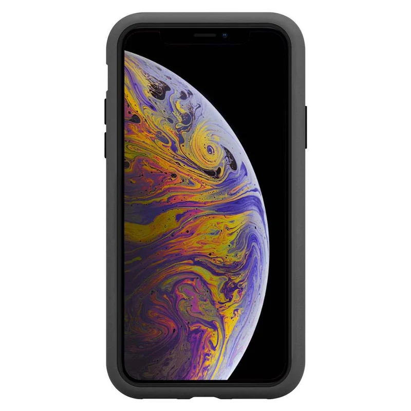 Cadorabo Hülle kompatibel mit Apple iPhone X / XS Hybrid Schutzhülle mit TPU Silikon Innenseite und 2teiliger Kunststoff Außenseite