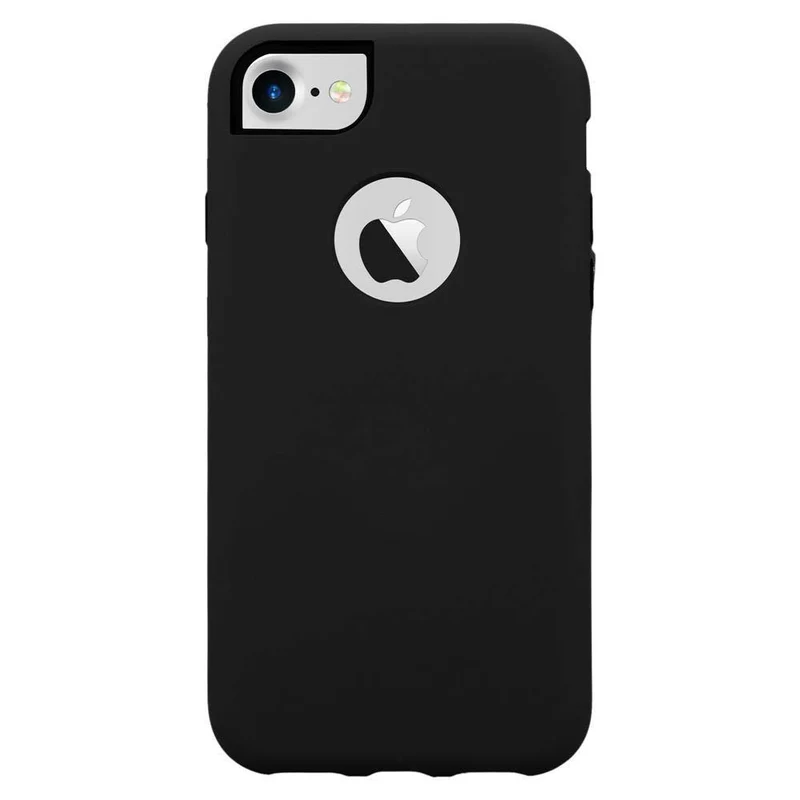 Cadorabo Hülle kompatibel mit Apple iPhone 7 / 7S / 8 / SE 2020 Hybrid Schutzhülle mit TPU Silikon Innenseite und 2teiliger Kunststoff Außenseite