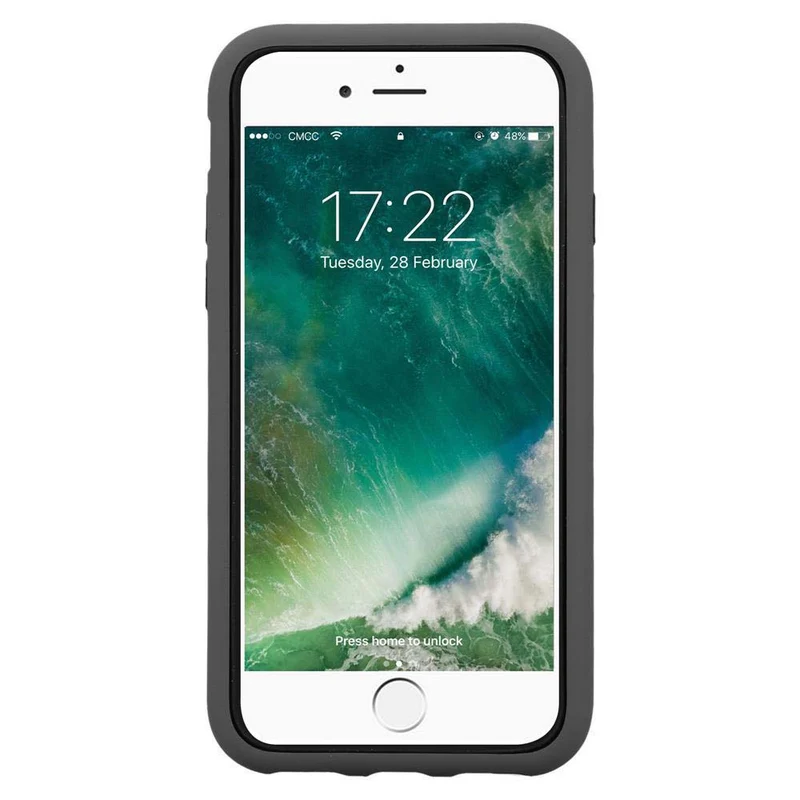 Cadorabo Hülle kompatibel mit Apple iPhone 7 / 7S / 8 / SE 2020 Hybrid Schutzhülle mit TPU Silikon Innenseite und 2teiliger Kunststoff Außenseite