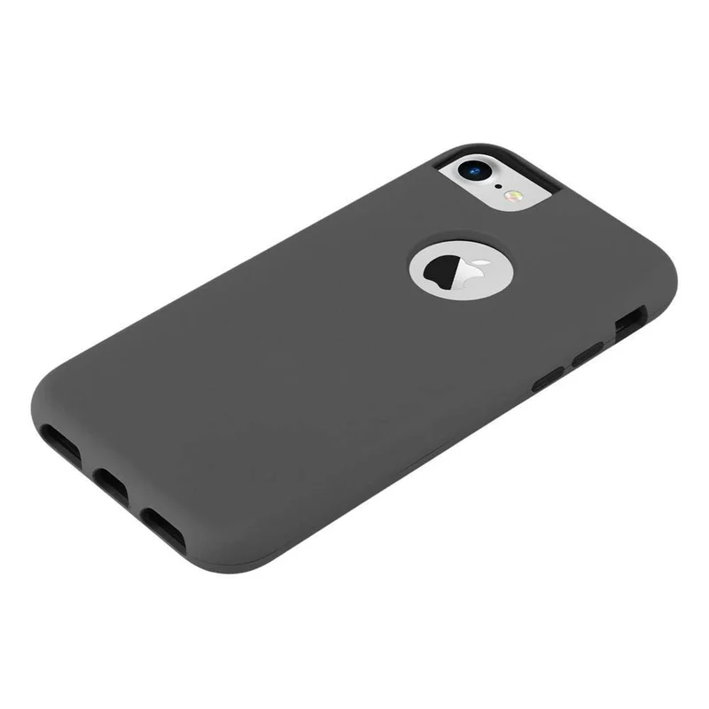Cadorabo Hülle kompatibel mit Apple iPhone 7 / 7S / 8 / SE 2020 Hybrid Schutzhülle mit TPU Silikon Innenseite und 2teiliger Kunststoff Außenseite