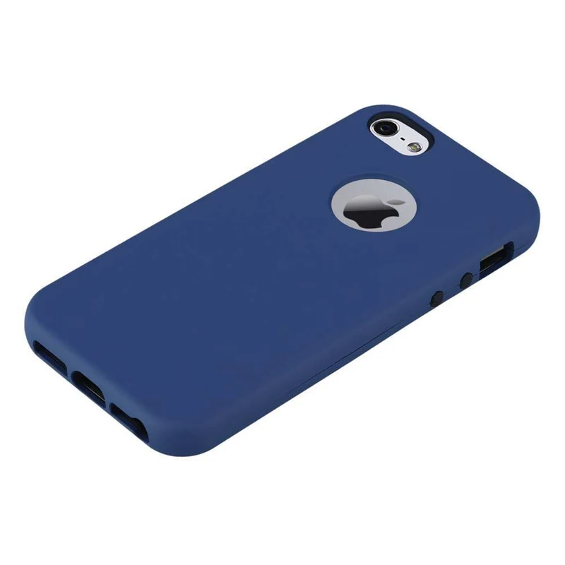 Cadorabo Hülle kompatibel mit Apple iPhone 5 / 5S / SE 2016 Hybrid Schutzhülle mit TPU Silikon Innenseite und 2teiliger Kunststoff Außenseite