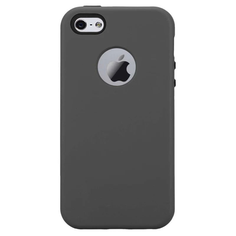 Cadorabo Hülle kompatibel mit Apple iPhone 5 / 5S / SE 2016 Hybrid Schutzhülle mit TPU Silikon Innenseite und 2teiliger Kunststoff Außenseite