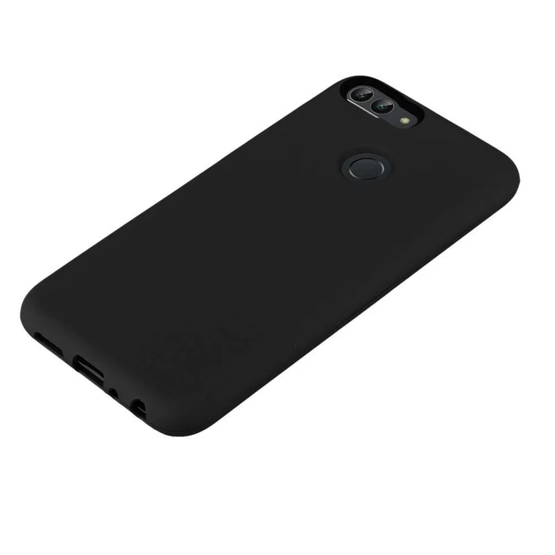 Cadorabo Hülle kompatibel mit Huawei P SMART 2018 / Enjoy 7S Hybrid Schutzhülle mit TPU Silikon Innenseite und 2teiliger Kunststoff Außenseite