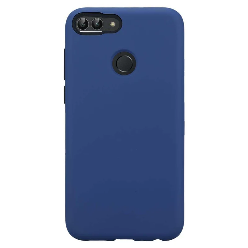 Cadorabo Hülle kompatibel mit Huawei P SMART 2018 / Enjoy 7S Hybrid Schutzhülle mit TPU Silikon Innenseite und 2teiliger Kunststoff Außenseite