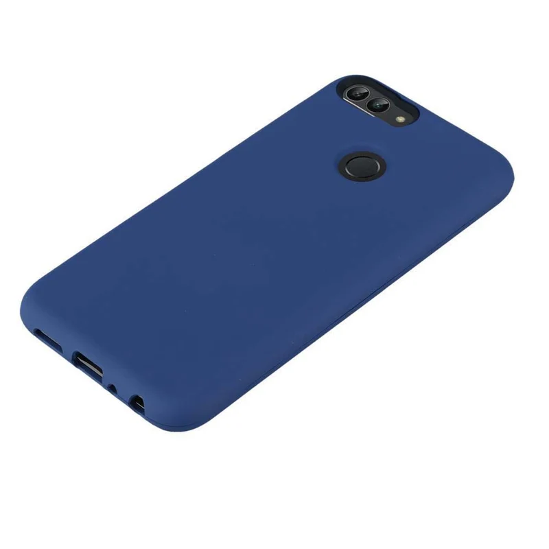 Cadorabo Hülle kompatibel mit Huawei P SMART 2018 / Enjoy 7S Hybrid Schutzhülle mit TPU Silikon Innenseite und 2teiliger Kunststoff Außenseite