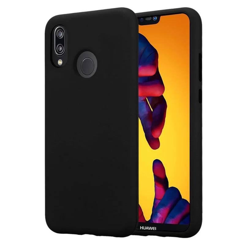 Cadorabo Hülle kompatibel mit Huawei P20 LITE 2018 / NOVA 3E Hybrid Schutzhülle mit TPU Silikon Innenseite und 2teiliger Kunststoff Außenseite