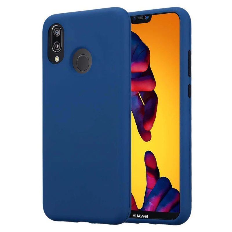 Cadorabo Hülle kompatibel mit Huawei P20 LITE 2018 / NOVA 3E Hybrid Schutzhülle mit TPU Silikon Innenseite und 2teiliger Kunststoff Außenseite