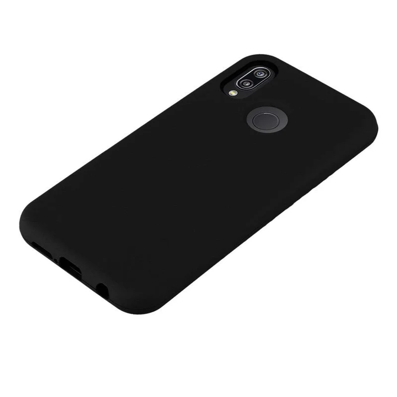 Cadorabo Hülle kompatibel mit Huawei P20 LITE 2018 / NOVA 3E Hybrid Schutzhülle mit TPU Silikon Innenseite und 2teiliger Kunststoff Außenseite
