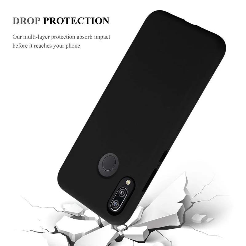 Cadorabo Hülle kompatibel mit Huawei P20 LITE 2018 / NOVA 3E Hybrid Schutzhülle mit TPU Silikon Innenseite und 2teiliger Kunststoff Außenseite