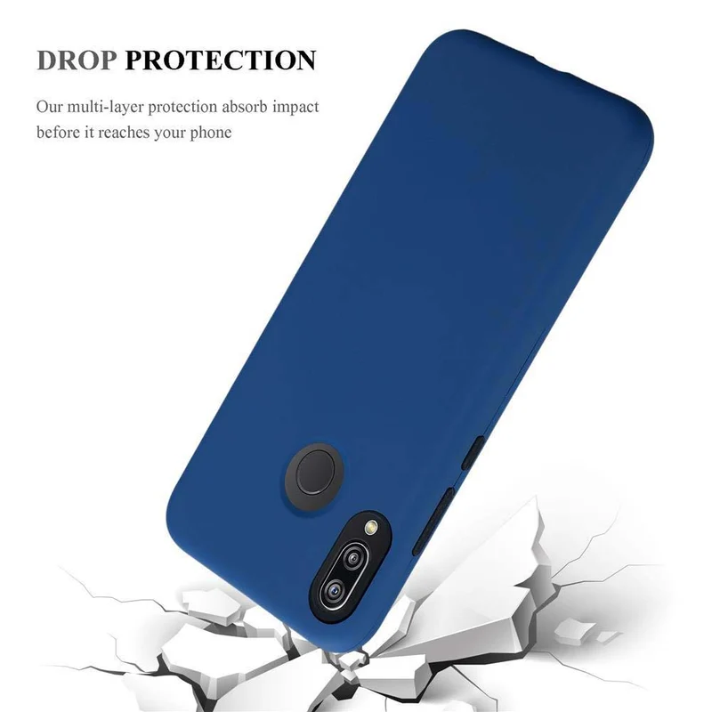 Cadorabo Hülle kompatibel mit Huawei P20 LITE 2018 / NOVA 3E Hybrid Schutzhülle mit TPU Silikon Innenseite und 2teiliger Kunststoff Außenseite