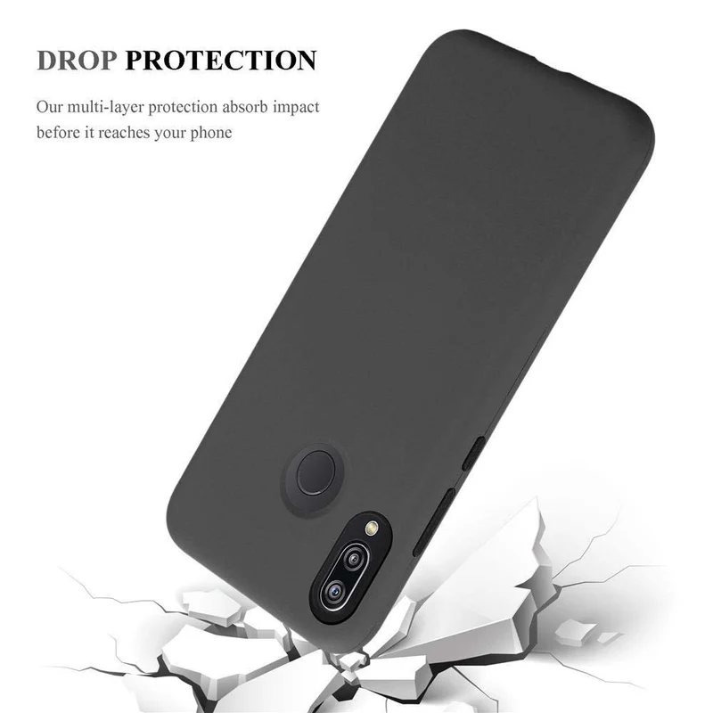 Cadorabo Hülle kompatibel mit Huawei P20 LITE 2018 / NOVA 3E Hybrid Schutzhülle mit TPU Silikon Innenseite und 2teiliger Kunststoff Außenseite