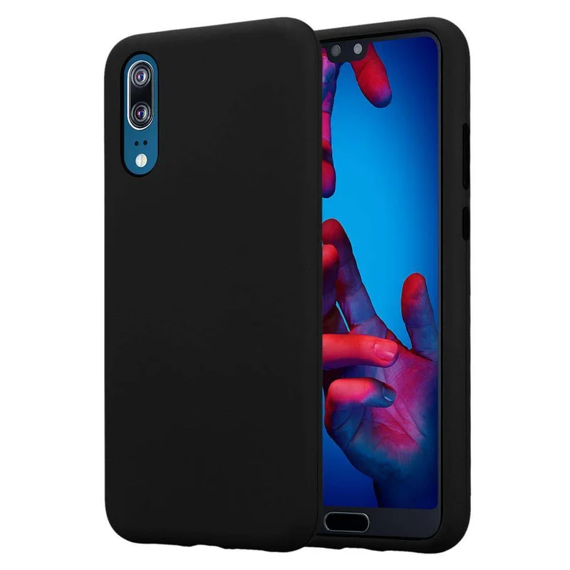 Cadorabo Hülle kompatibel mit Huawei P20 Hybrid Schutzhülle mit TPU Silikon Innenseite und 2teiliger Kunststoff Außenseite