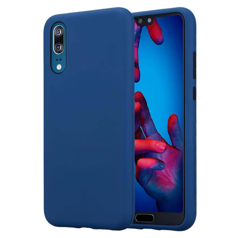 Cadorabo Hülle kompatibel mit Huawei P20 Hybrid Schutzhülle mit TPU Silikon Innenseite und 2teiliger Kunststoff Außenseite