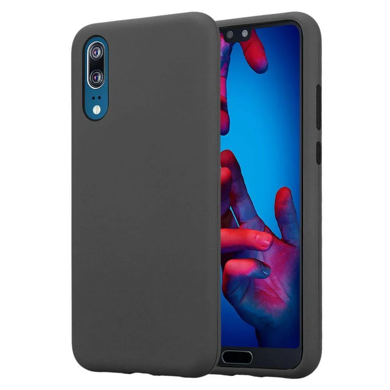 Cadorabo Hülle kompatibel mit Huawei P20 Hybrid Schutzhülle mit TPU Silikon Innenseite und 2teiliger Kunststoff Außenseite
